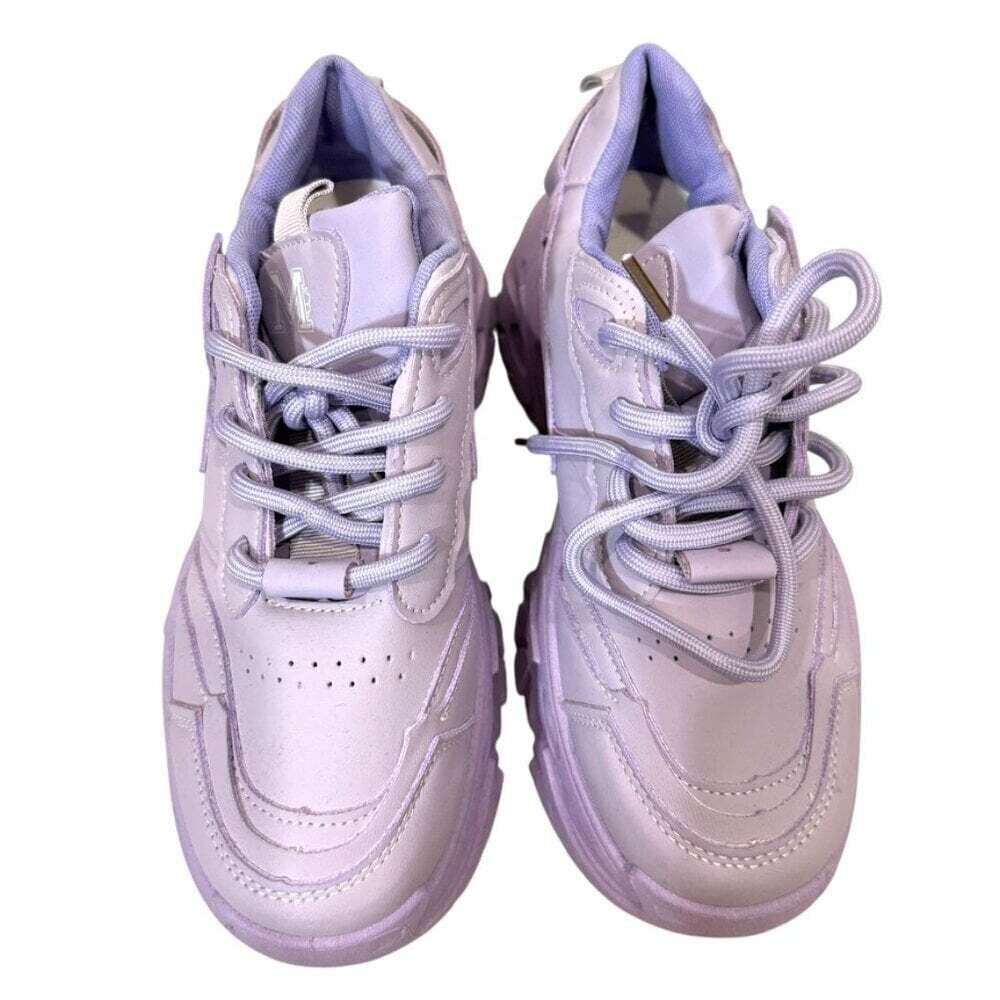 Chunky Lilac Triple S Sneakers Layered Platform Sole Women's Size 9